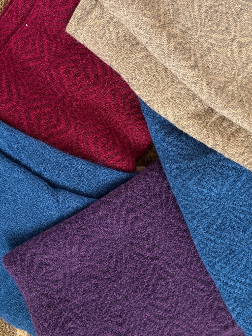 Five Infinity Scarves from Ecuador Brand New